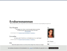 Tablet Screenshot of fyrabarnsmamman.blogg.se