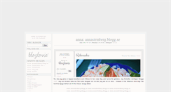 Desktop Screenshot of annaorebecka.blogg.se