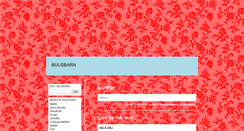 Desktop Screenshot of buusbarn.blogg.se