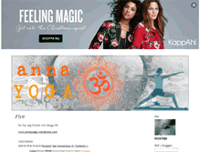 Tablet Screenshot of annayoga.blogg.se