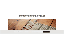 Desktop Screenshot of emmahoolmberg.blogg.se