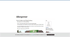 Desktop Screenshot of isbergsresor.blogg.se