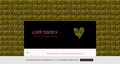 Desktop Screenshot of loppisbiten.blogg.se