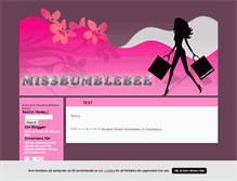 Tablet Screenshot of missbumblebee.blogg.se