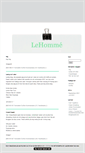 Mobile Screenshot of lehomme.blogg.se
