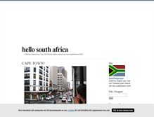 Tablet Screenshot of hellosouthafrica.blogg.se
