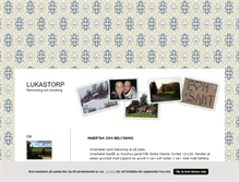 Tablet Screenshot of lukastorp.blogg.se