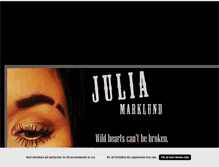 Tablet Screenshot of juliiamarklund.blogg.se