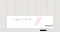 Desktop Screenshot of bloggfestkarlstad.blogg.se