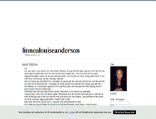 Tablet Screenshot of linnealouisanderson.blogg.se