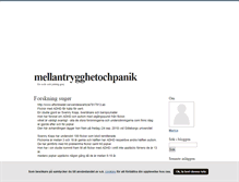 Tablet Screenshot of mellantrygghetochpanik.blogg.se