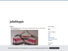 Tablet Screenshot of juliabloppis.blogg.se
