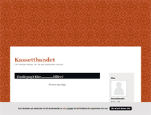 Tablet Screenshot of kassettbandet.blogg.se