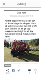 Mobile Screenshot of juberg.blogg.se