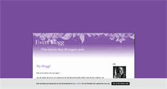 Desktop Screenshot of evets.blogg.se