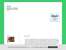 Tablet Screenshot of elsas.blogg.se