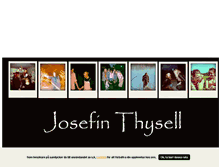 Tablet Screenshot of josefinthysell.blogg.se