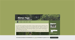 Desktop Screenshot of martashage.blogg.se