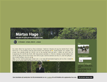 Tablet Screenshot of martashage.blogg.se