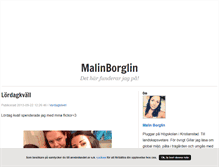 Tablet Screenshot of malinborglin.blogg.se