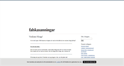 Desktop Screenshot of falskasanningar.blogg.se