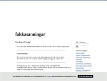 Tablet Screenshot of falskasanningar.blogg.se