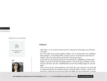 Tablet Screenshot of johannnalestander.blogg.se