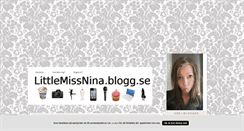 Desktop Screenshot of littlemissnina.blogg.se
