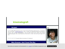 Tablet Screenshot of kinematografi.blogg.se