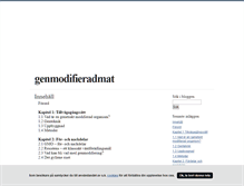 Tablet Screenshot of genmodifieradmat.blogg.se