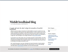 Tablet Screenshot of mobiltbredbaand.blogg.se
