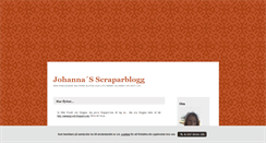 Desktop Screenshot of johannabergstrom.blogg.se