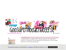 Tablet Screenshot of goosupermoodel.blogg.se