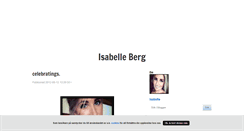Desktop Screenshot of isabelleberg.blogg.se