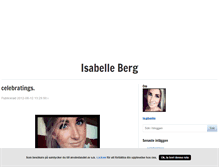 Tablet Screenshot of isabelleberg.blogg.se