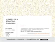 Tablet Screenshot of johannadesign.blogg.se