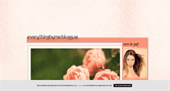 Desktop Screenshot of everythingbyme.blogg.se