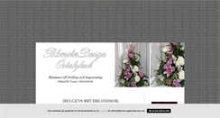 Desktop Screenshot of blomsterdesign.blogg.se