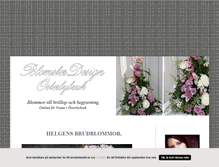 Tablet Screenshot of blomsterdesign.blogg.se