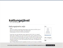 Tablet Screenshot of kattungejavel.blogg.se