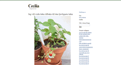 Desktop Screenshot of cecilia.blogg.se