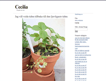 Tablet Screenshot of cecilia.blogg.se