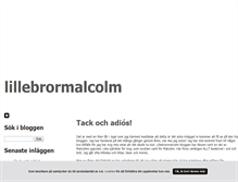 Tablet Screenshot of lillebrormalcolm.blogg.se