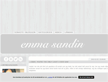 Tablet Screenshot of eemmasandin.blogg.se