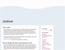 Tablet Screenshot of continue.blogg.se