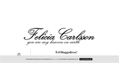 Desktop Screenshot of feliciacarlsson.blogg.se