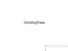 Tablet Screenshot of climbingtrees.blogg.se