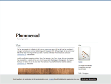 Tablet Screenshot of plommenad.blogg.se