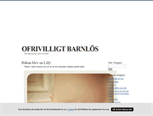 Tablet Screenshot of ofrivilligtbarnlos.blogg.se