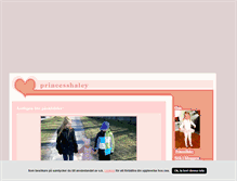 Tablet Screenshot of princesshaley.blogg.se